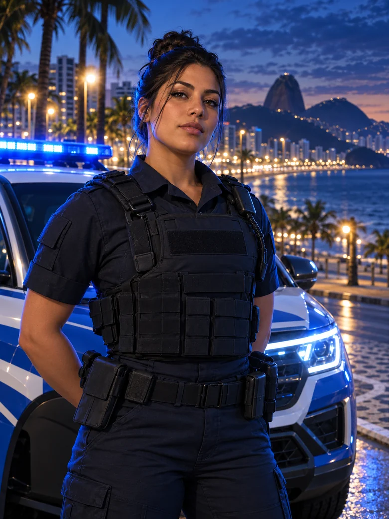 Personagem policial do universo Brasil RealPlay